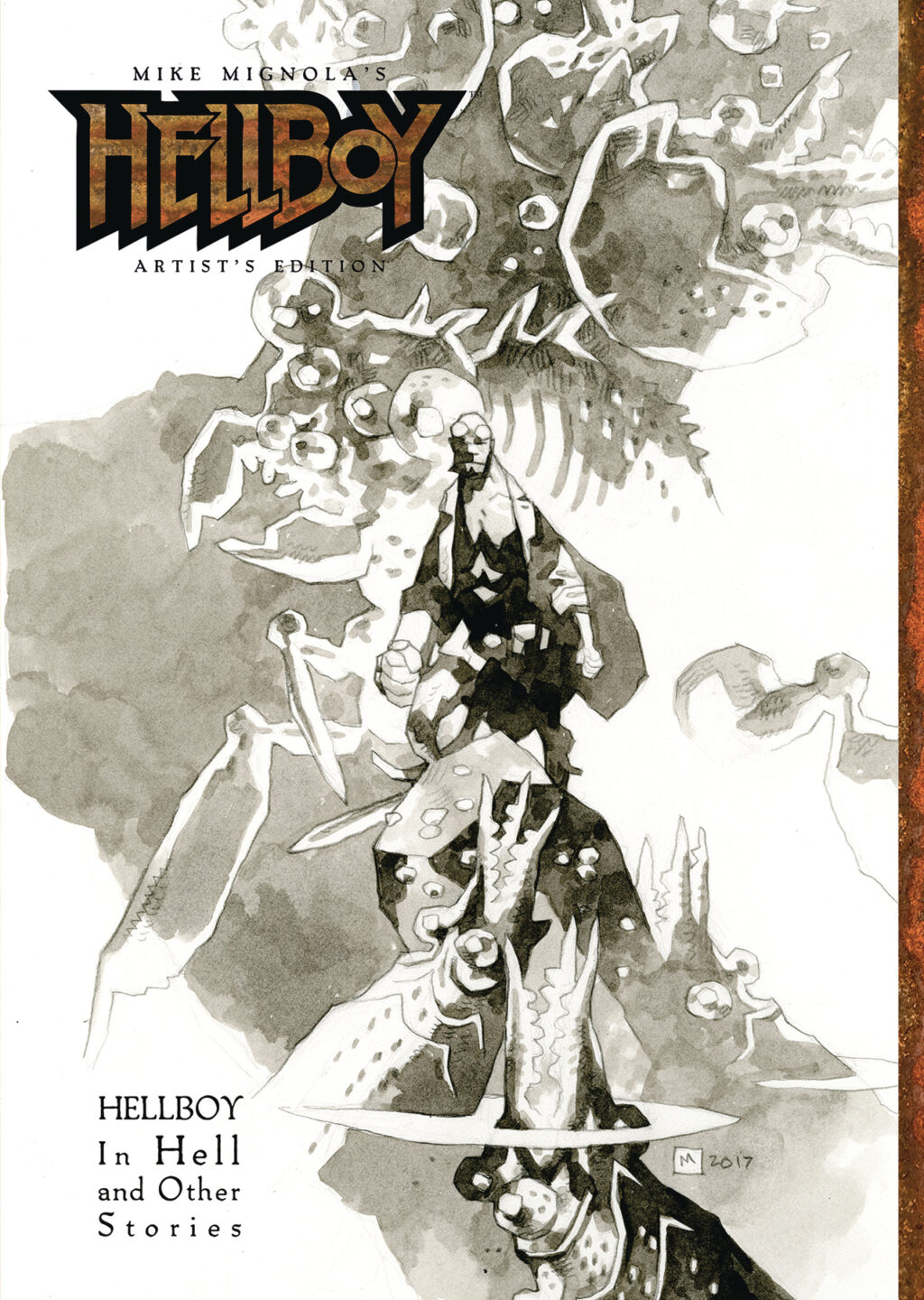 Hellboy In Hell and Other Stories Artist's Edition New Printing cover prelim