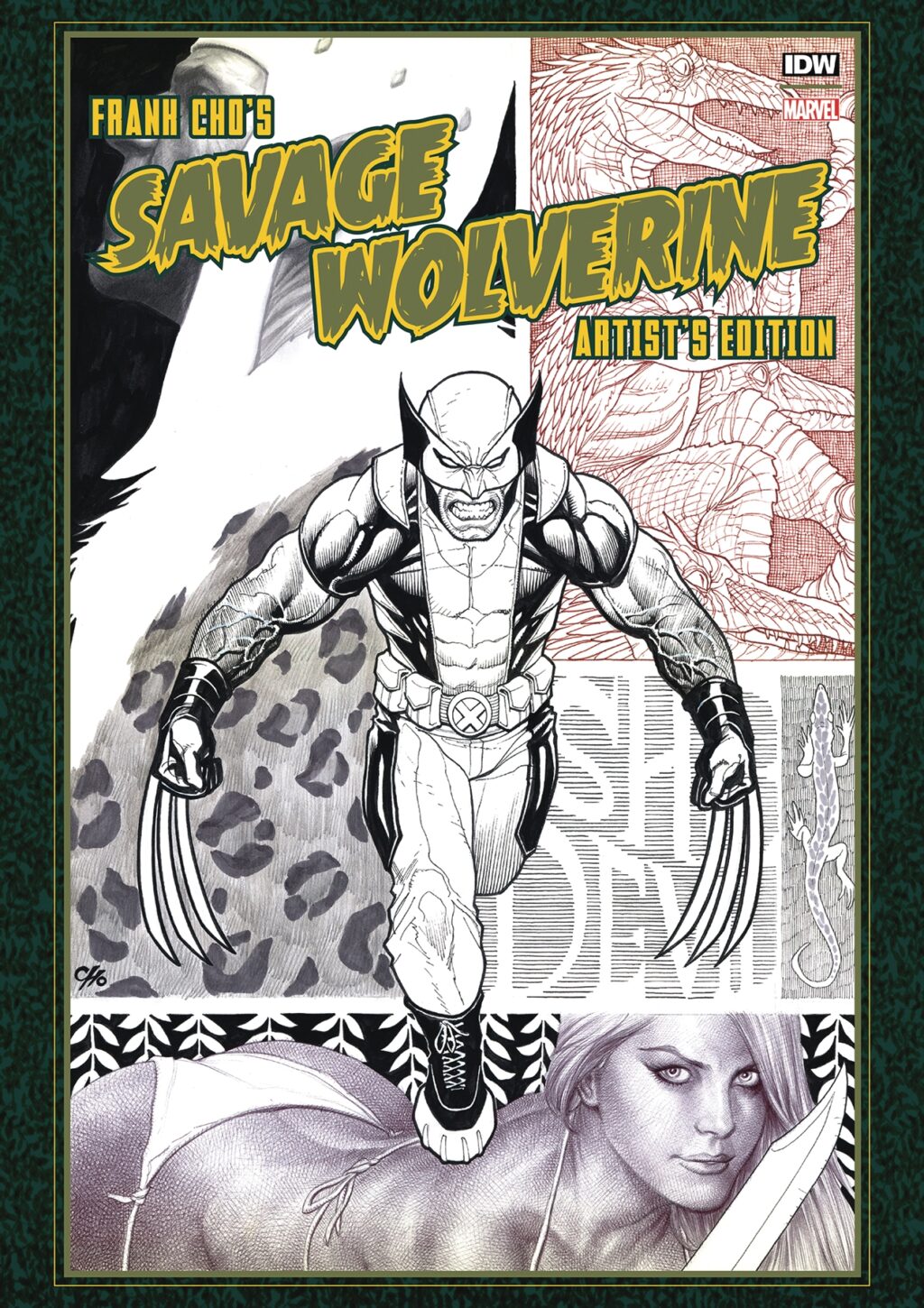 Frank Cho's Savage Wolverine Artist's Edition cover prelim