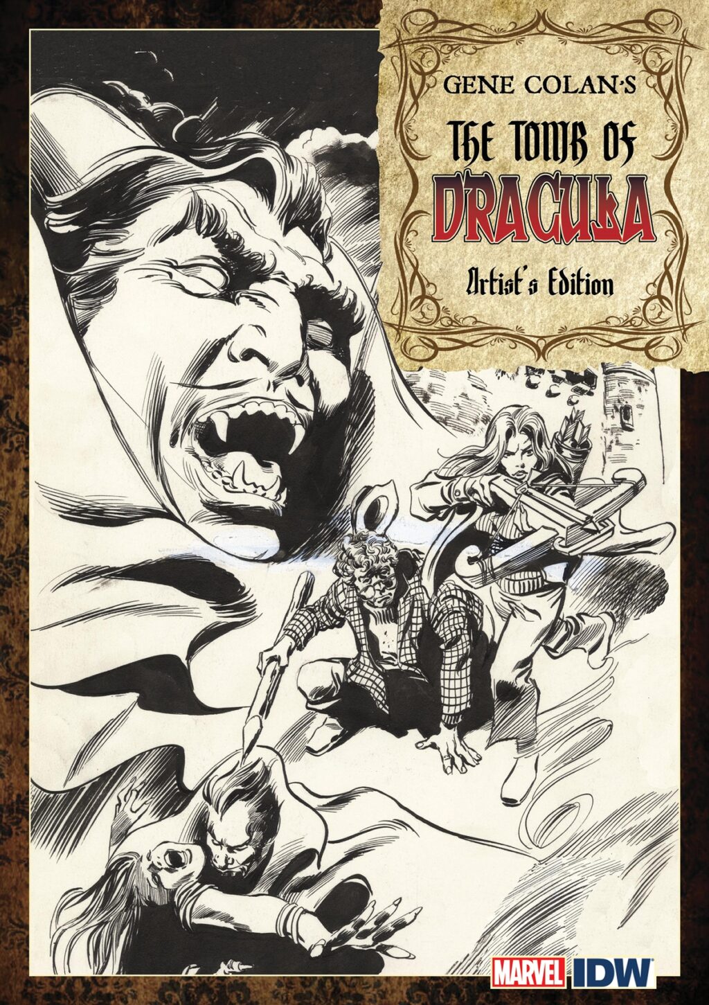 Gene Colan's The Tomb Of Dracula Artist's Edition cover prelim