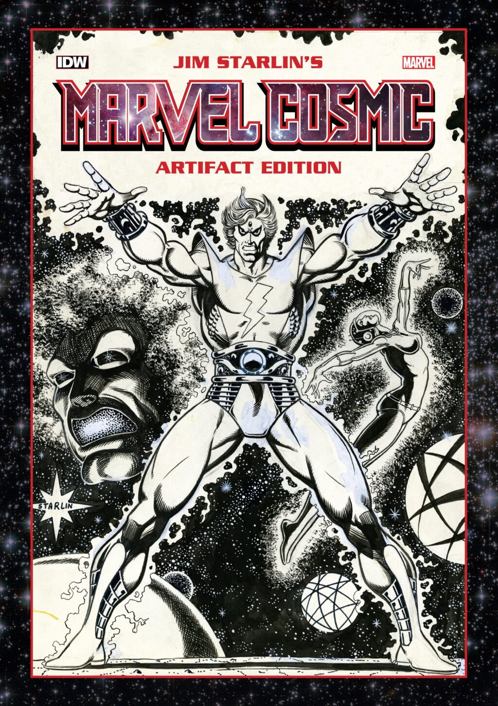 Jim Starlin's Marvel Cosmic Artifact Edition cover prelim