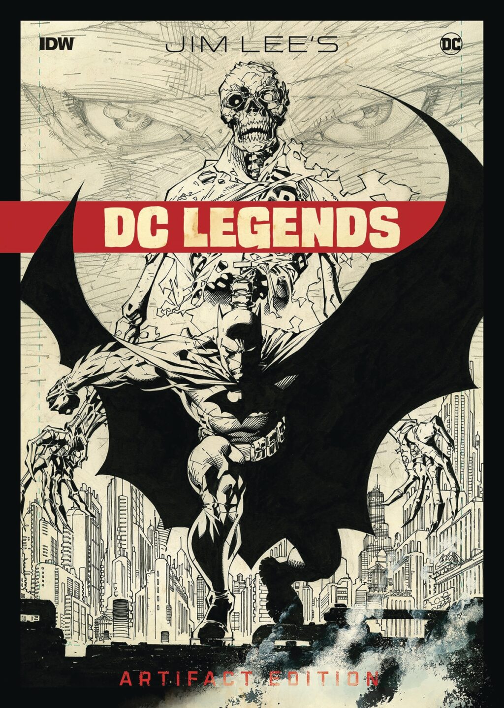 Jim Lee's DC Legends Artifact Edition cover prelim