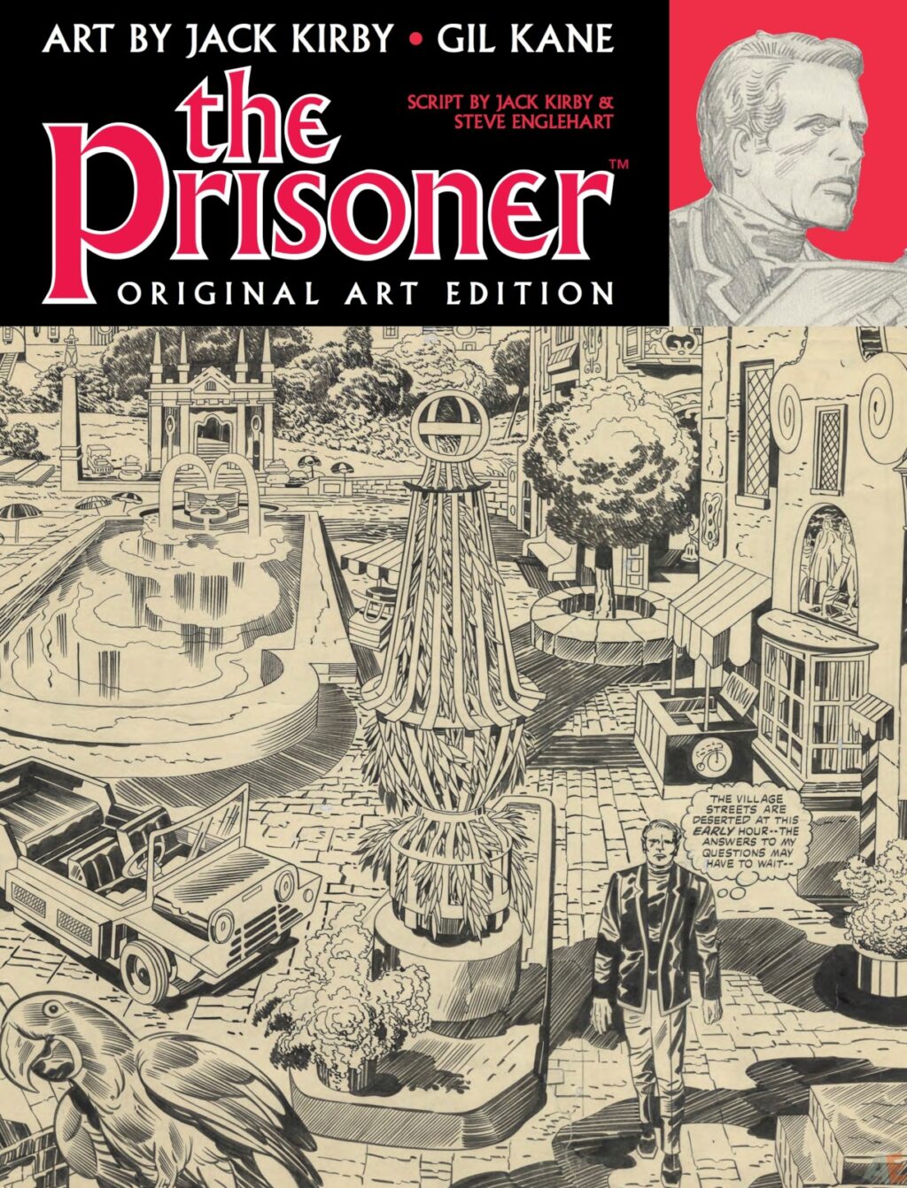 The Prisoner Original Art Edition cover prelim