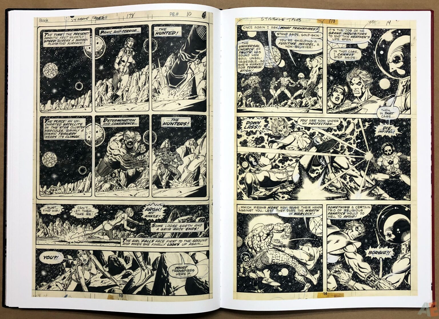 Jim Starlin's Marvel Cosmic Artifact Edition • Artist's Edition Index