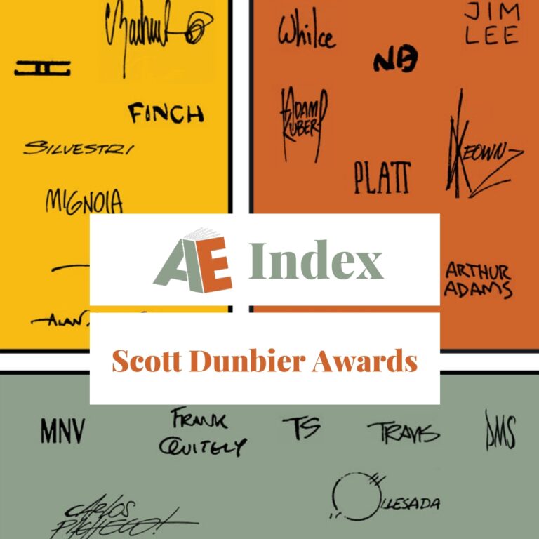 2018 Scott Dunbier Awards: The Winners!