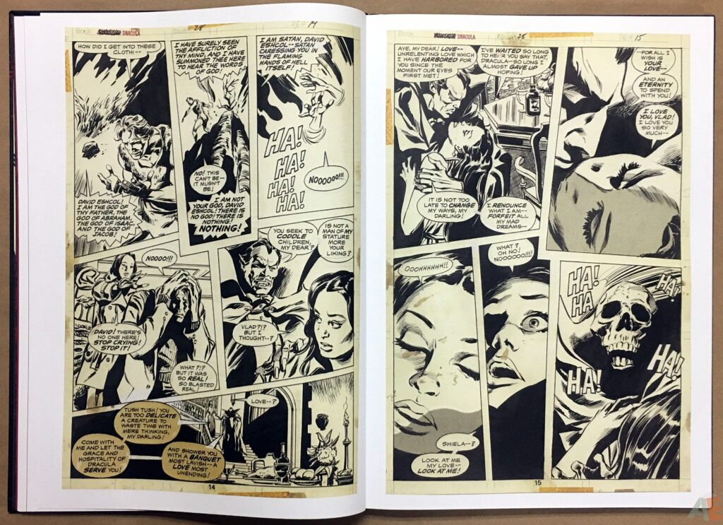 Gene Colan's Tomb Of Dracula Artist's Edition – Artist's Edition Index