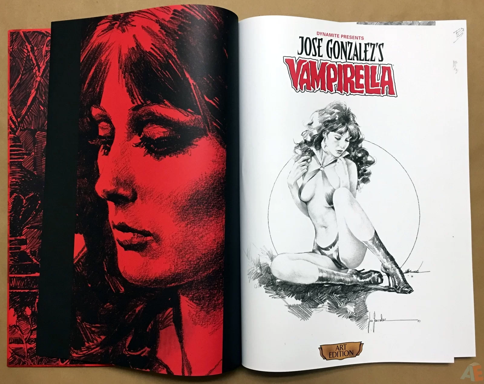 Jose Gonzalez’s Vampirella Art Edition Vol 1