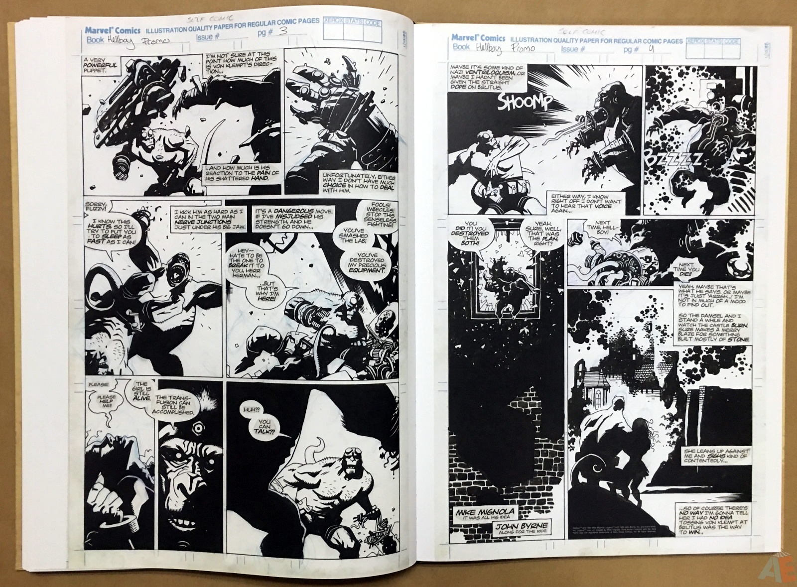 Mike Mignola’s Hellboy In Hell and Other Stories Artist’s Edition
