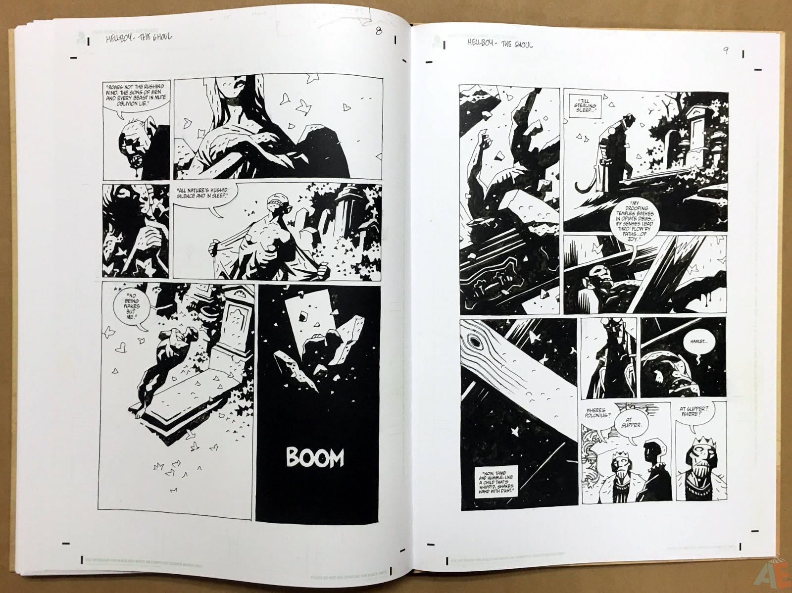 Mike Mignola’s Hellboy In Hell and Other Stories Artist’s Edition