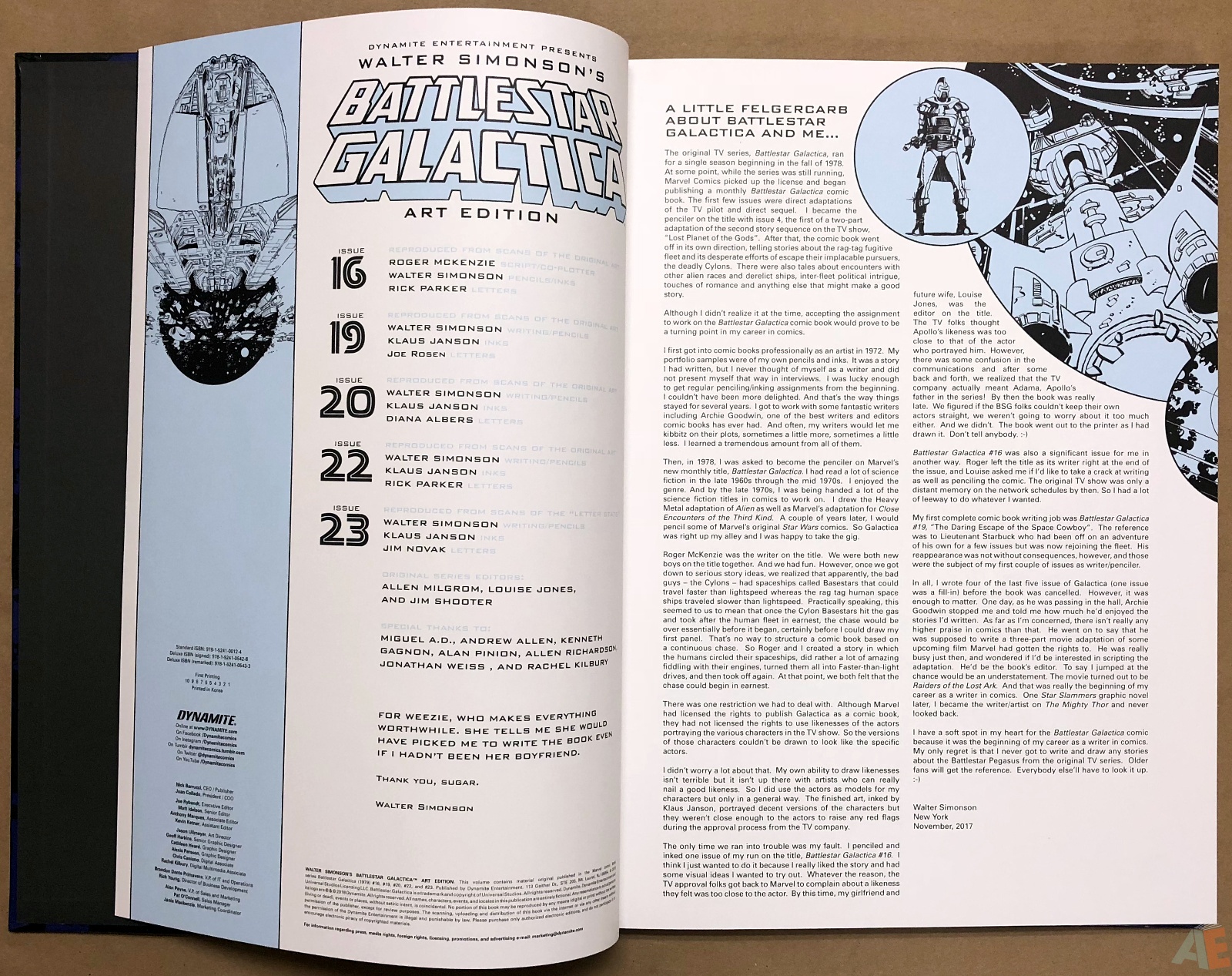 Walter Simonson's Battlestar Galactica Art Edition