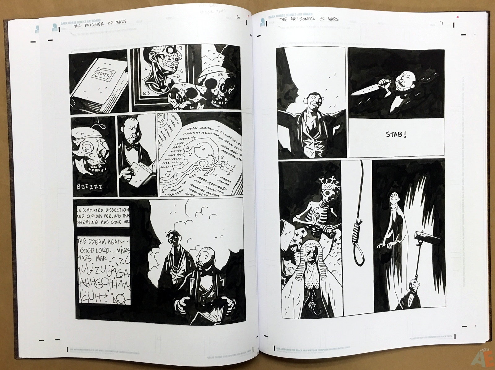 Mike Mignola’s The Amazing Screw-On Head and Other Curious Objects Artist’s Edition