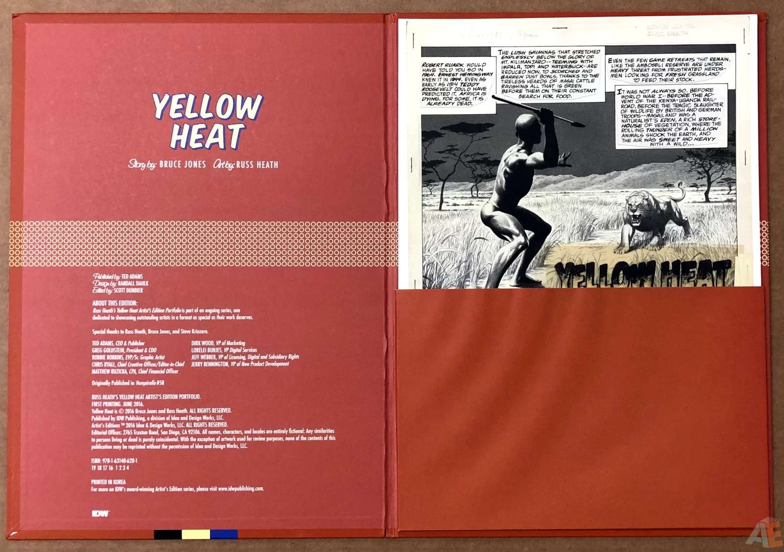 Russ Heath's Yellow Heat Artist's Edition Portfolio
