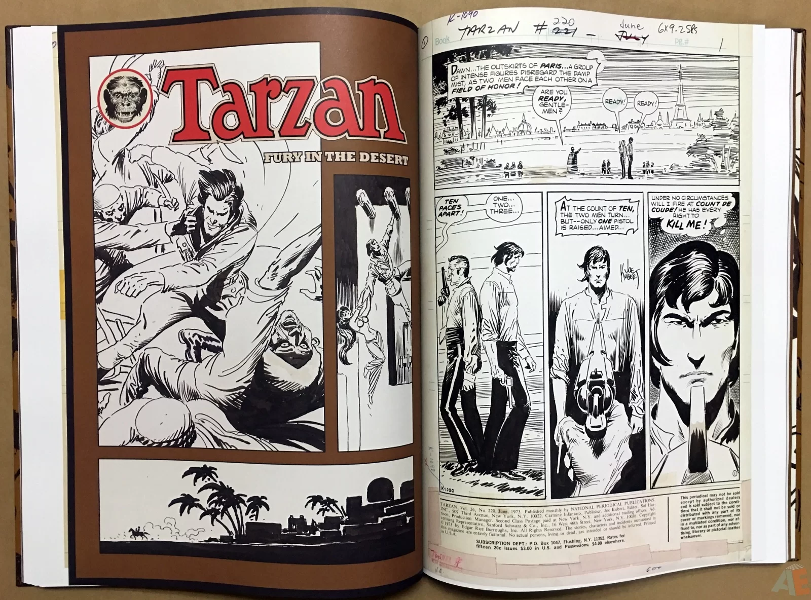 Joe Kubert’s The Return Of Tarzan Artist’s Edition