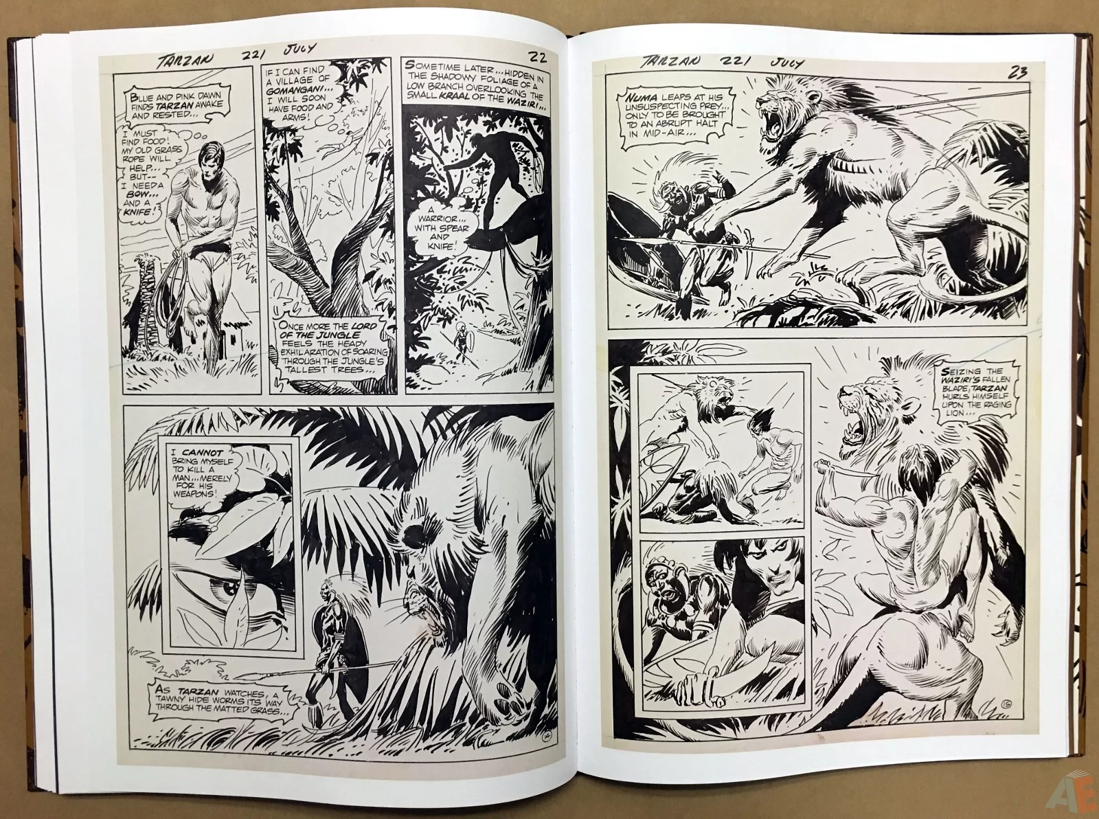 Joe Kubert’s The Return Of Tarzan Artist’s Edition