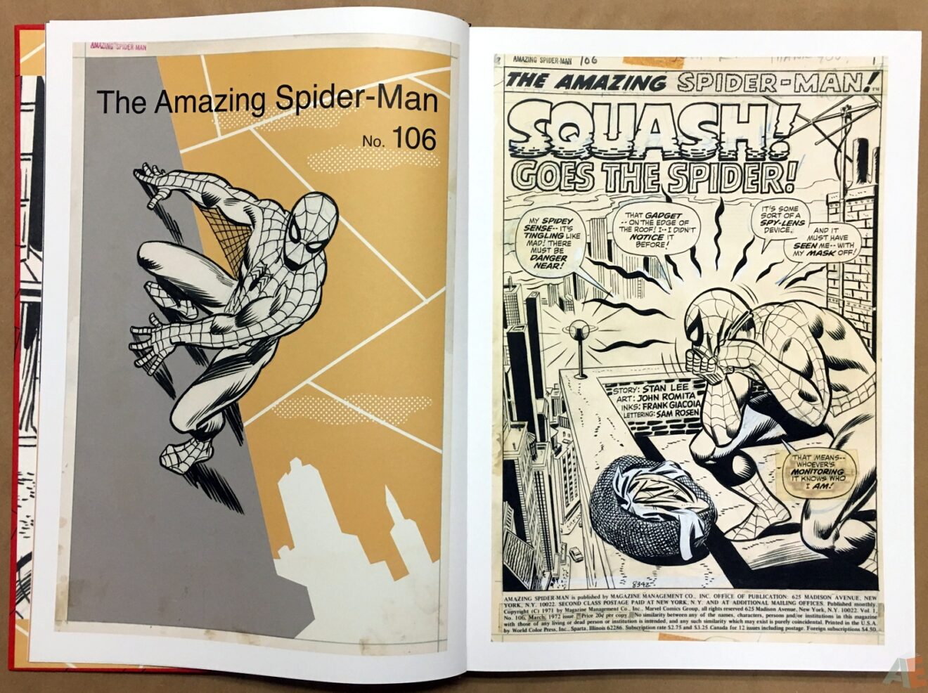 John Romitas The Amazing Spider Man Artists Edition Vol 2 • Artists Edition Index 