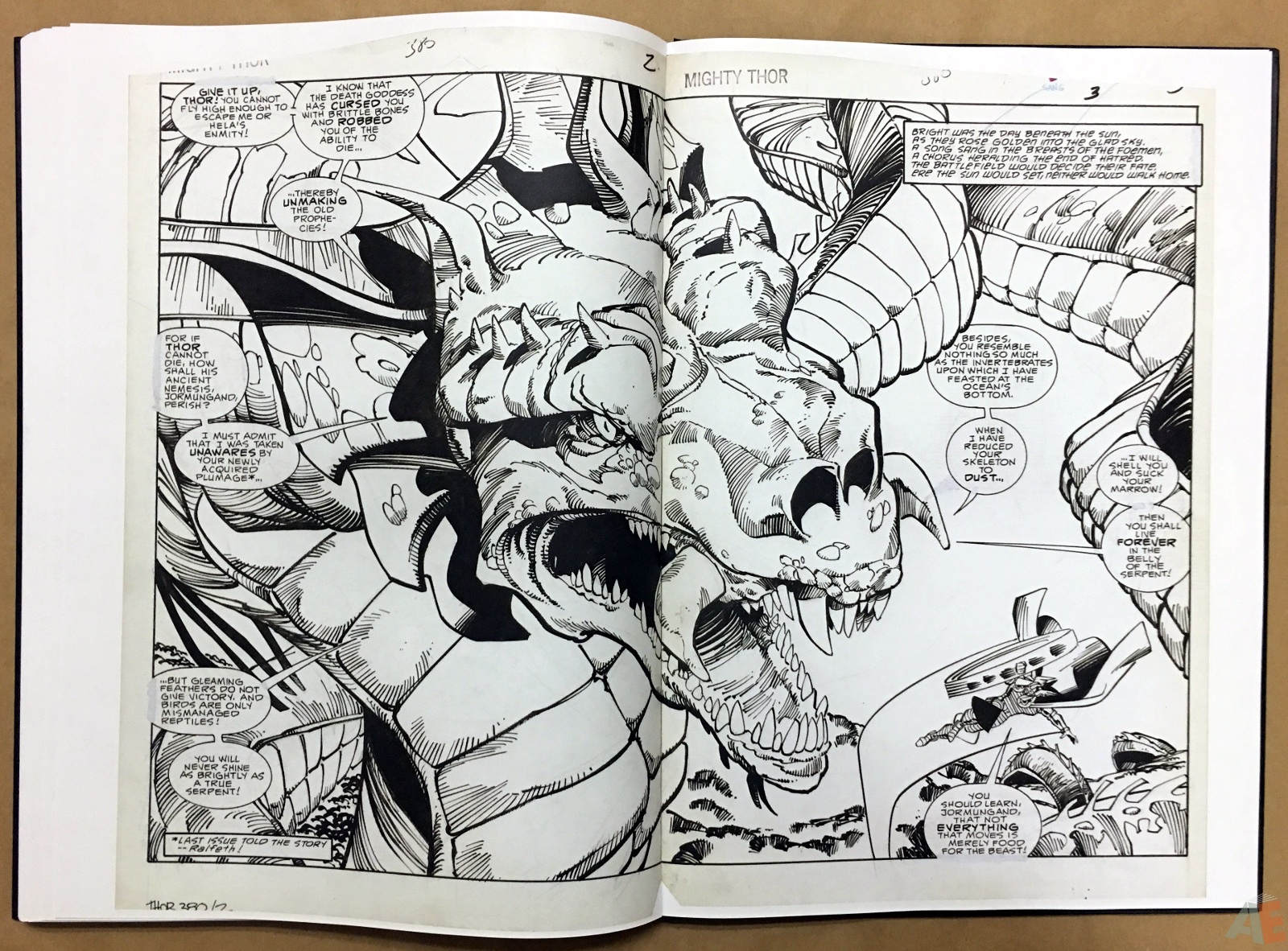 Walter Simonson's The Mighty Thor The Return Of Beta Ray Bill Artist's Edition