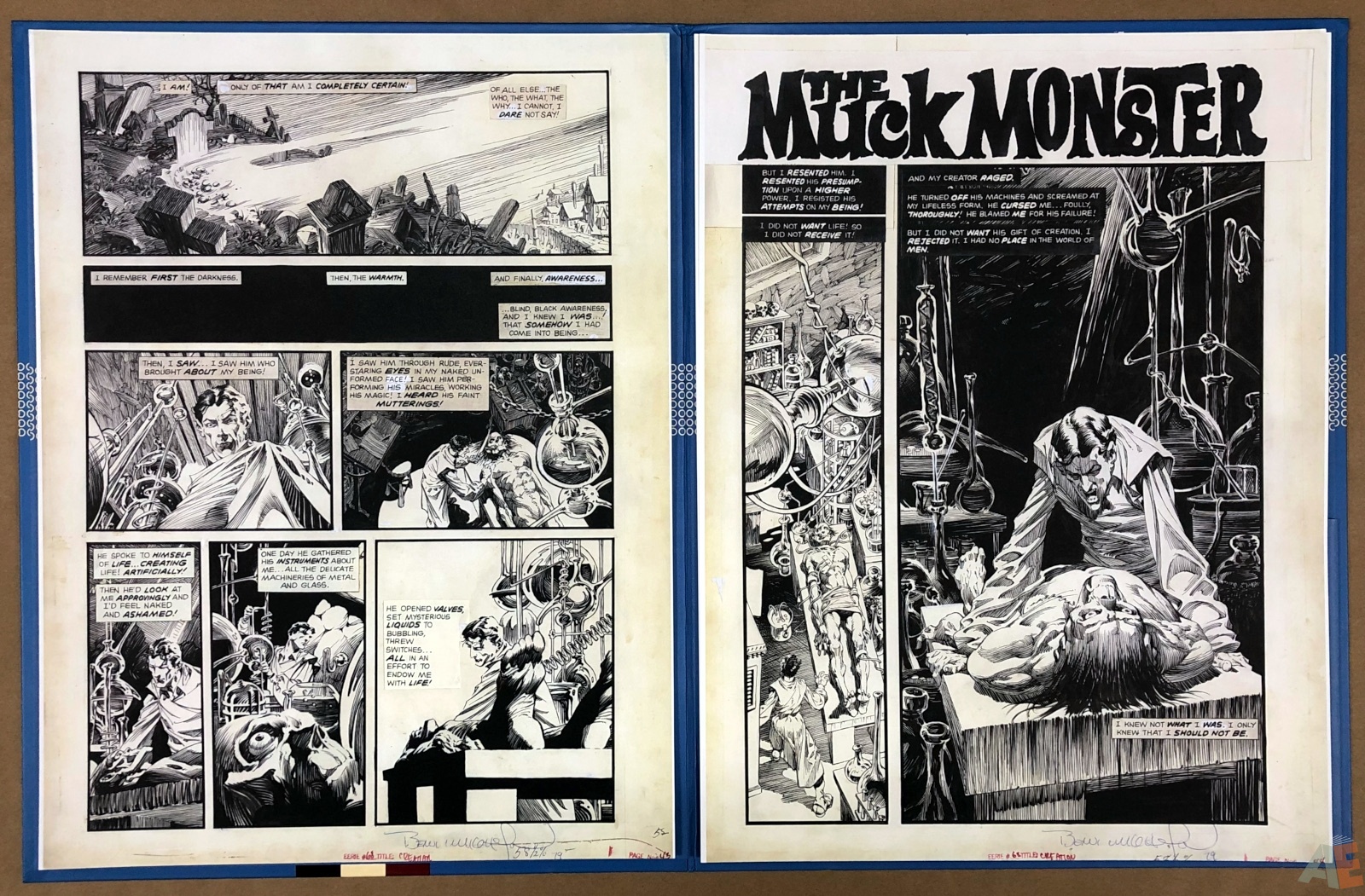 Bernie Wrightson’s The Muck Monster: Artist’s Edition Portfolio