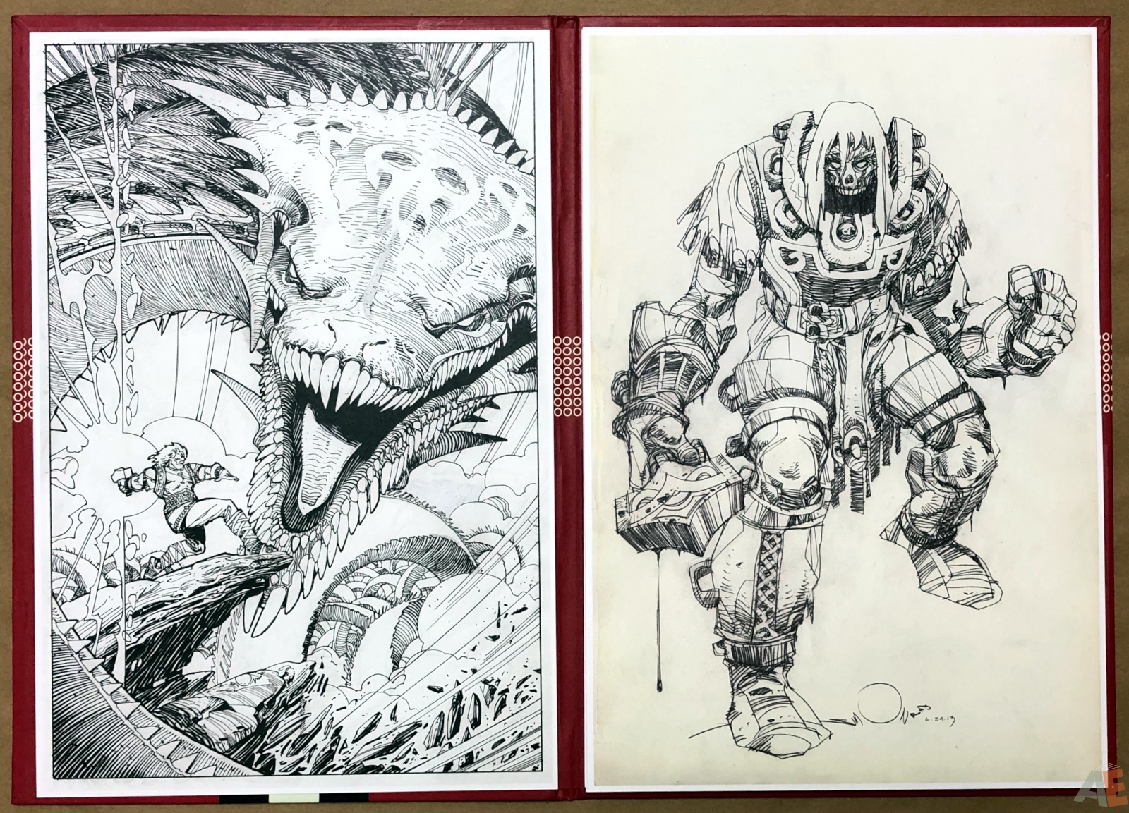 Walter Simonson’s Ragnarök Artist’s Edition Portfolio
