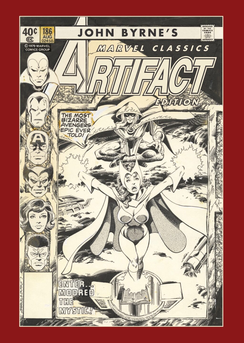John Byrne's Marvel Classics Artifact Edition cover prelim
