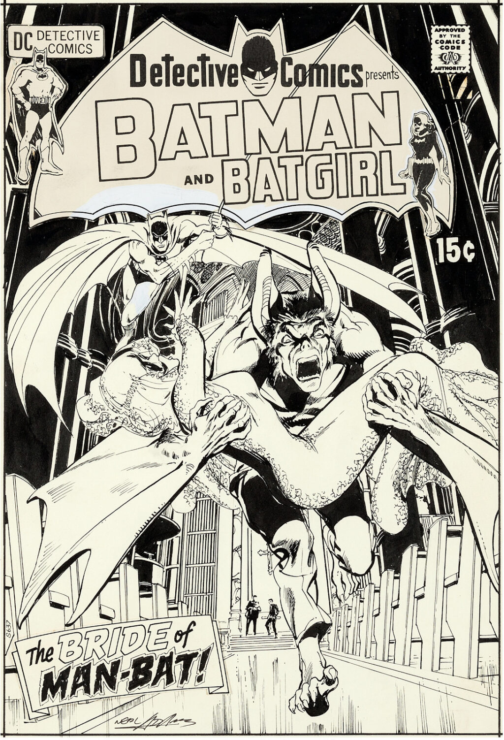 Detective Comics issue 407 cover by Neal Adams
