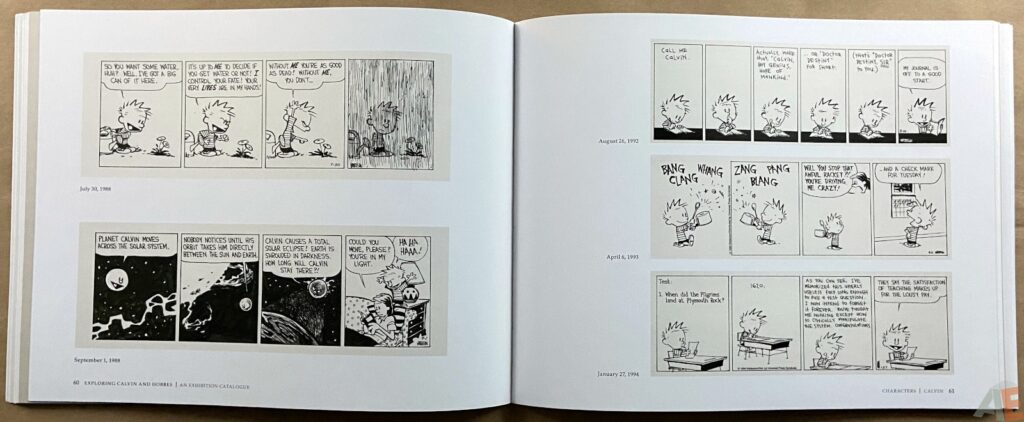Exploring Calvin and Hobbes An Exhibition Catalogue interior 3