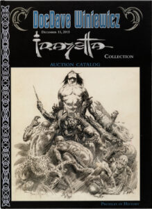 DocDave Winiewicz Frazetta Collection Auction Catalog cover