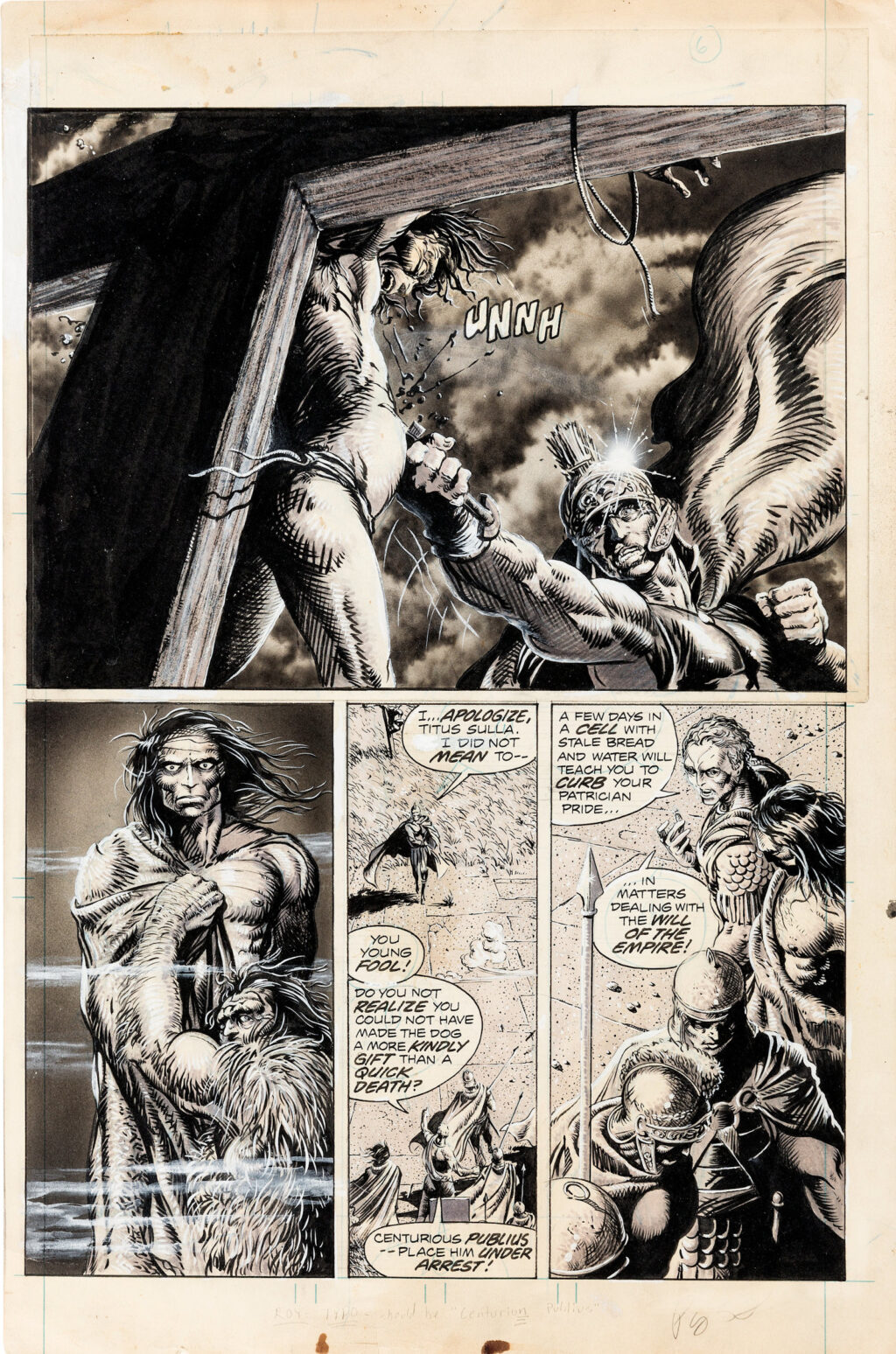 The Savage Sword of Conan issue 16 page 53 by Barry Smith and Tim Conrad