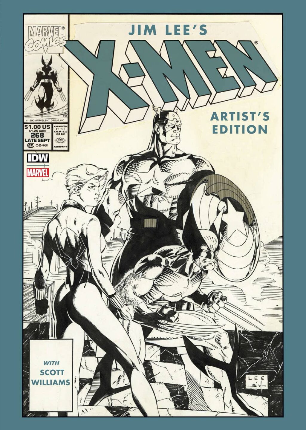 Jim Lees X Men Artists Edition cover