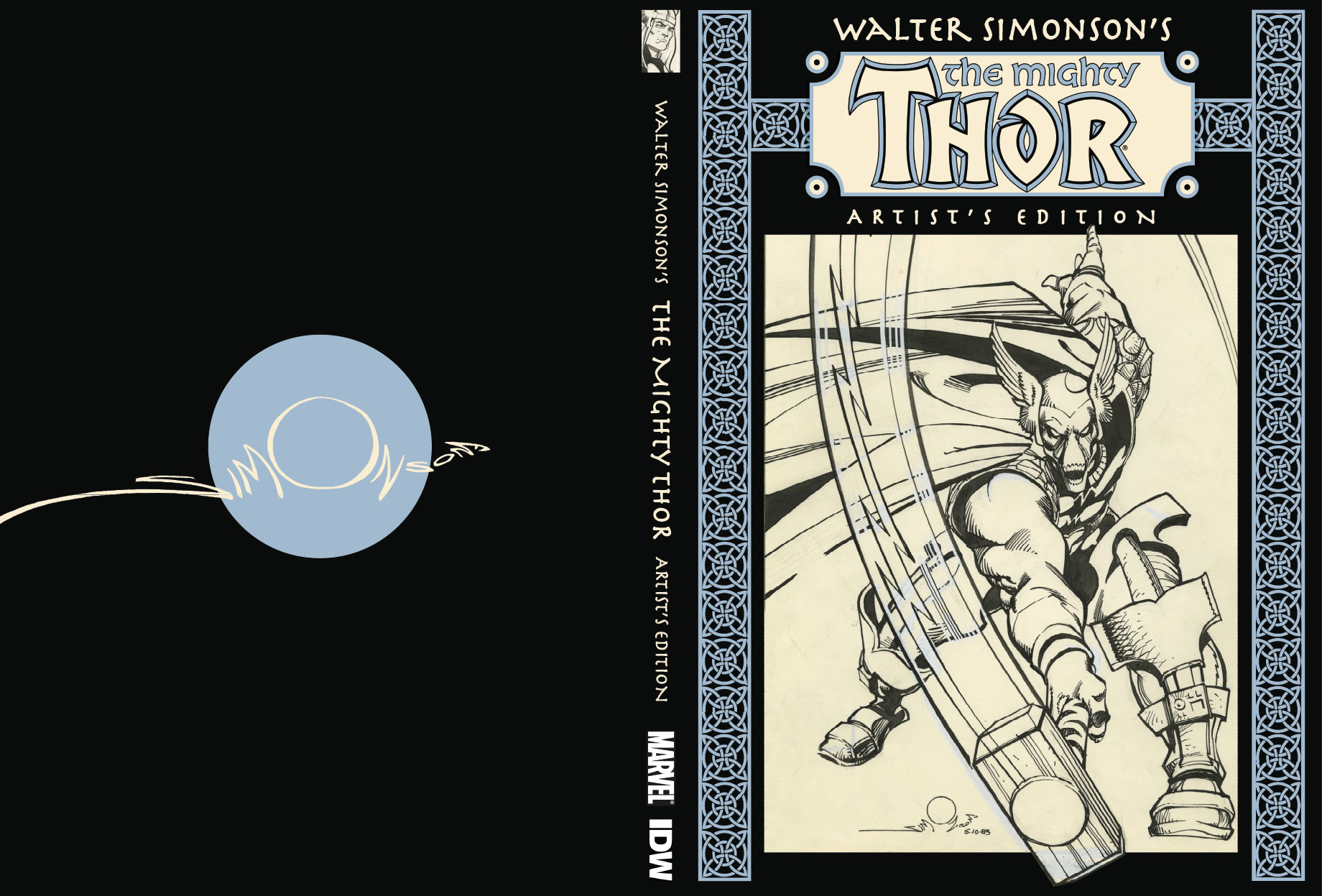 Walter Simonsons The Mighty Thor Artists Edition cover spread