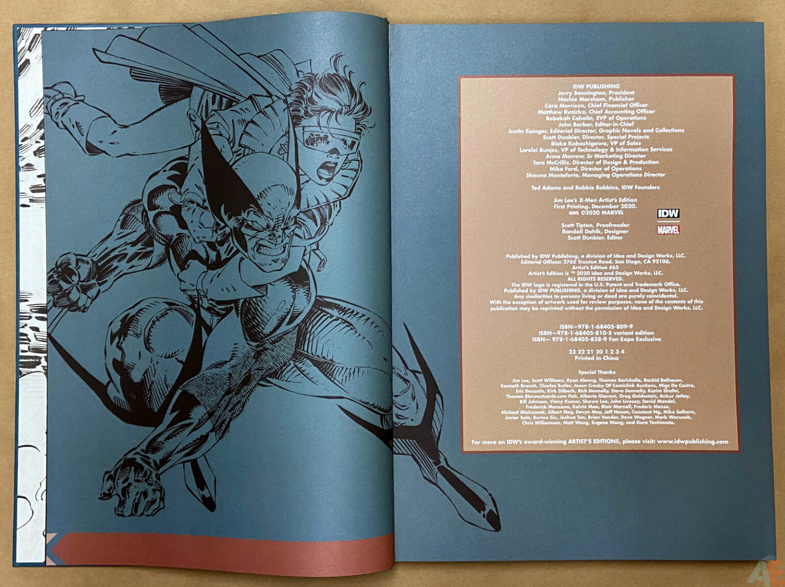 Jim Lee S X Men Artist S Edition Artist S Edition Index