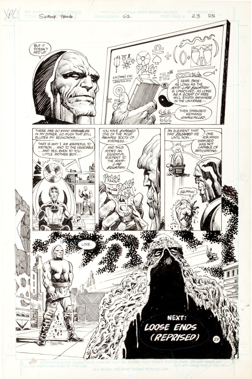 Swamp Thing issue 62 Pages 23 by Rick Veitch and Alfredo Alcala