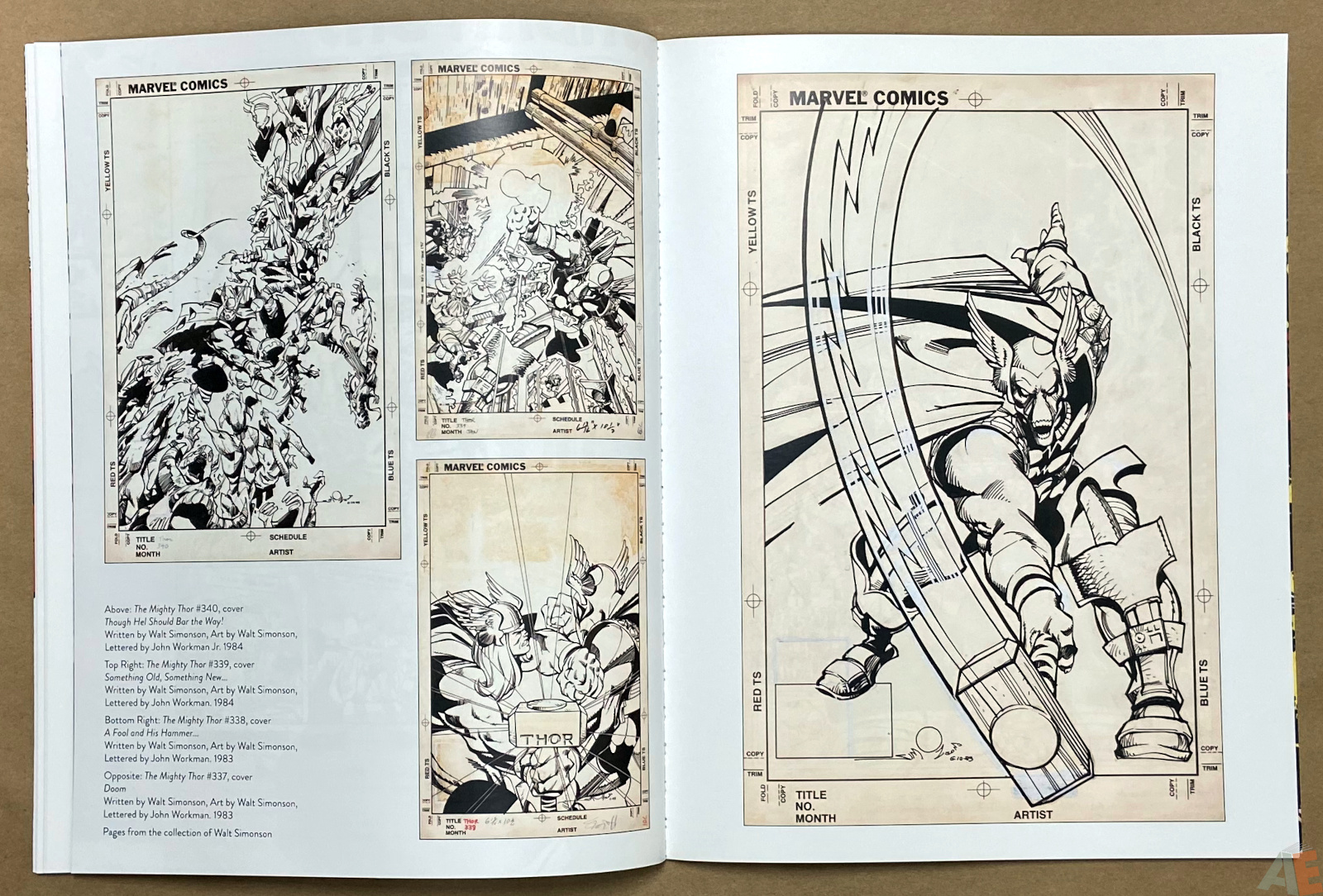 The Art of The Avengers and Other Heroes Exhibition Catalog interior 4