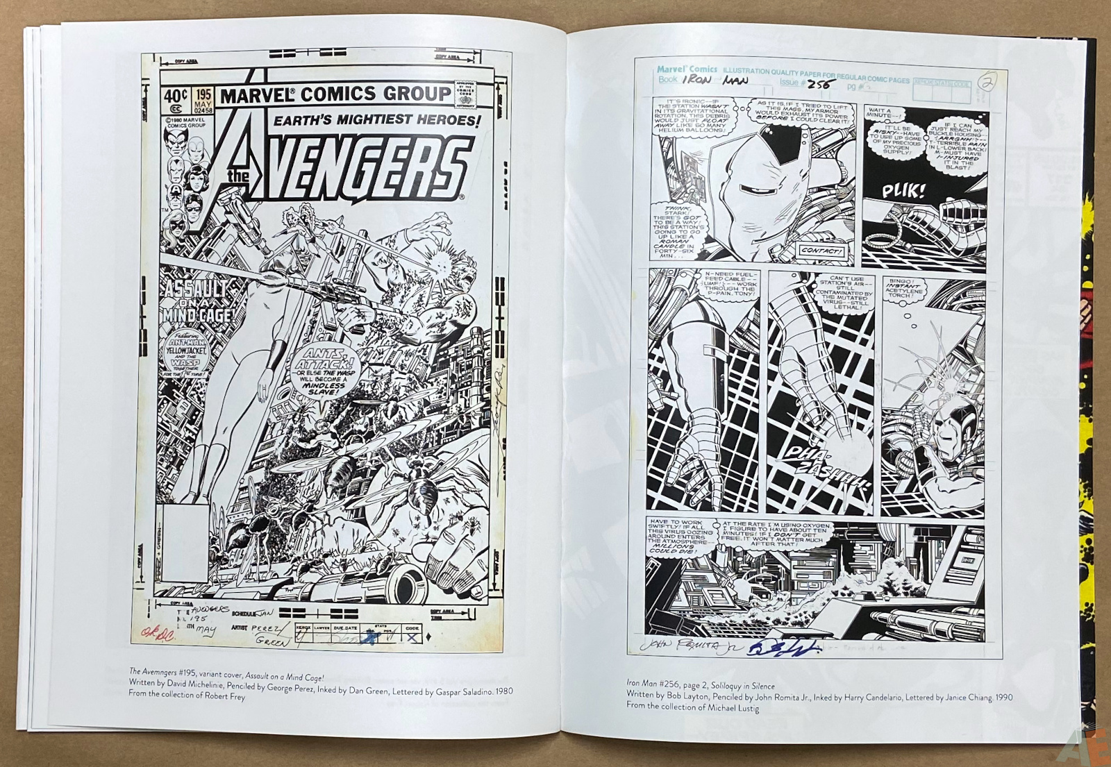 The Art of The Avengers and Other Heroes Exhibition Catalog interior 6