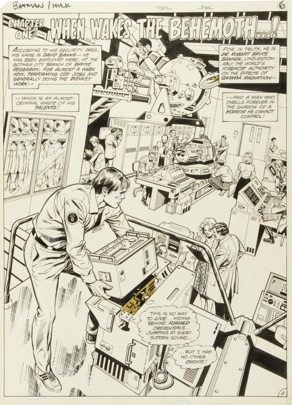 DC Special Series issue 27 page 6 by Jose Luis Garcia Lopez and Dick Giordano