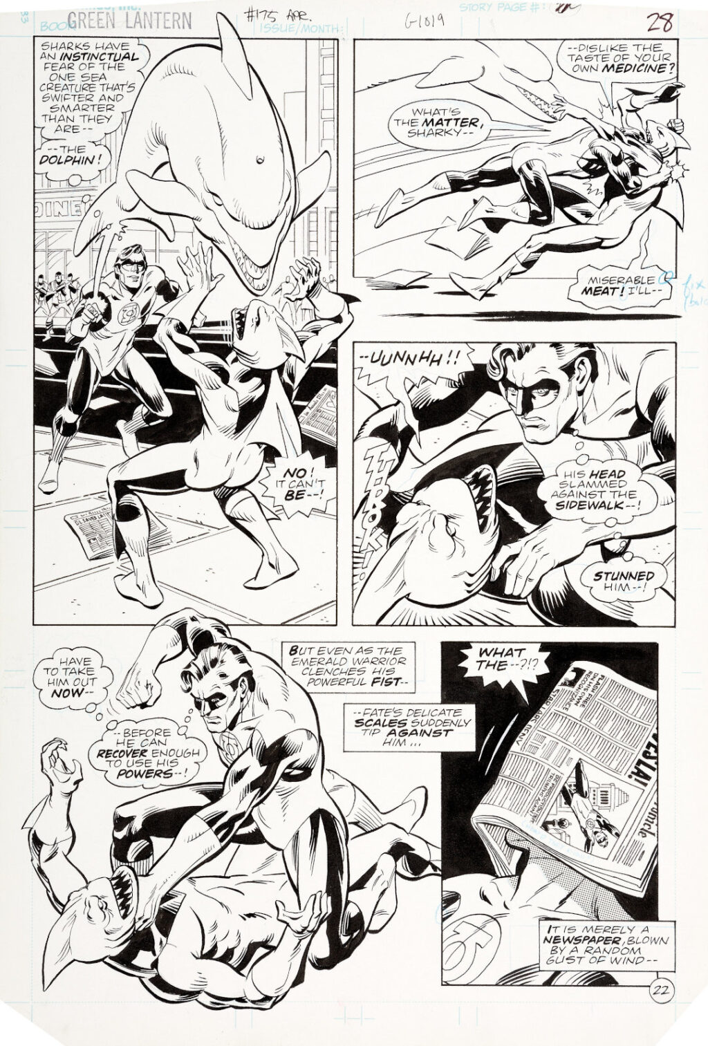 Green Lantern issue 175 page 28 by Dave Gibbons