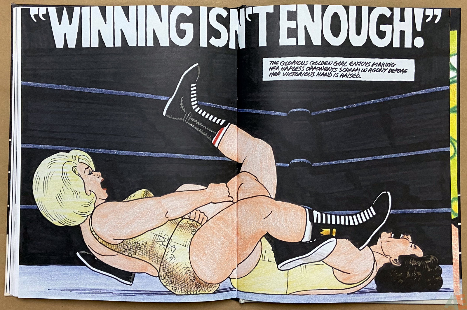 Queen of the Ring Wrestling Drawings by Jaime Hernandez 1980 2020 interior 13