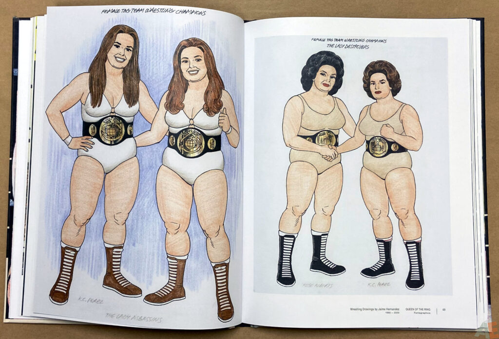 Queen of the Ring Wrestling Drawings by Jaime Hernandez 1980 2020 interior 6