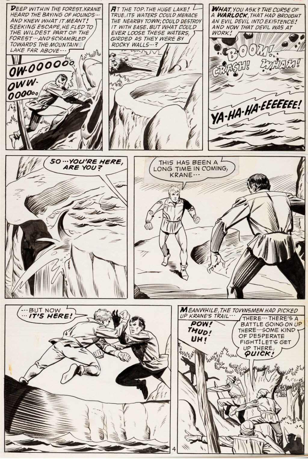 Forbidden Worlds issue 137 page 4 by Steve Ditko and Sal Trapani
