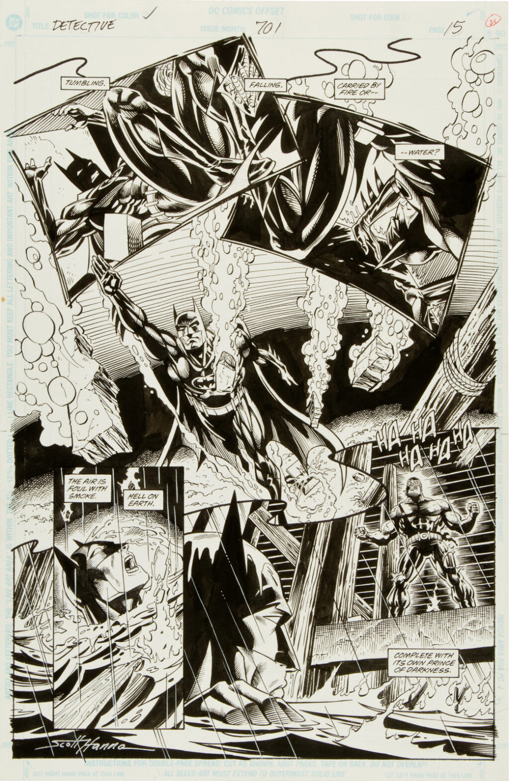 Detective Comics issue 701 page 15 by Graham Nolan and Scott Hanna