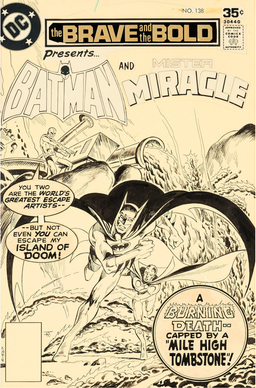 The Brave and the Bold issue 138 cover by Jim Aparo