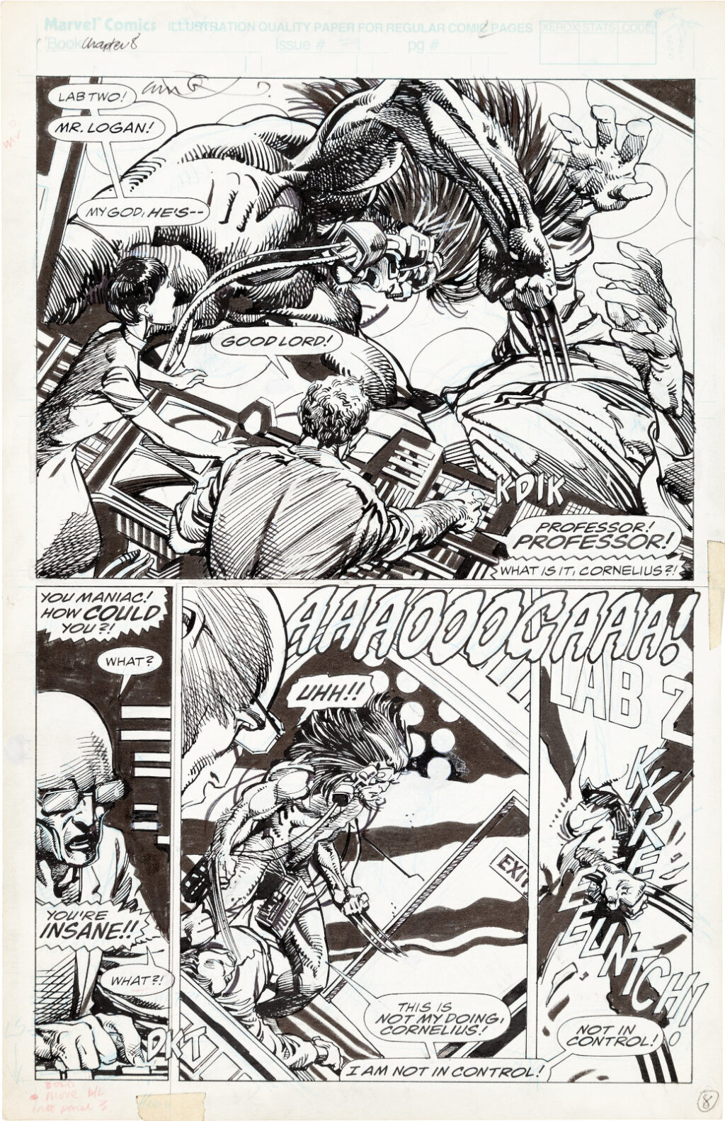 Marvel Comics Presents issue 79 page 8 by Barry Windsor Smith