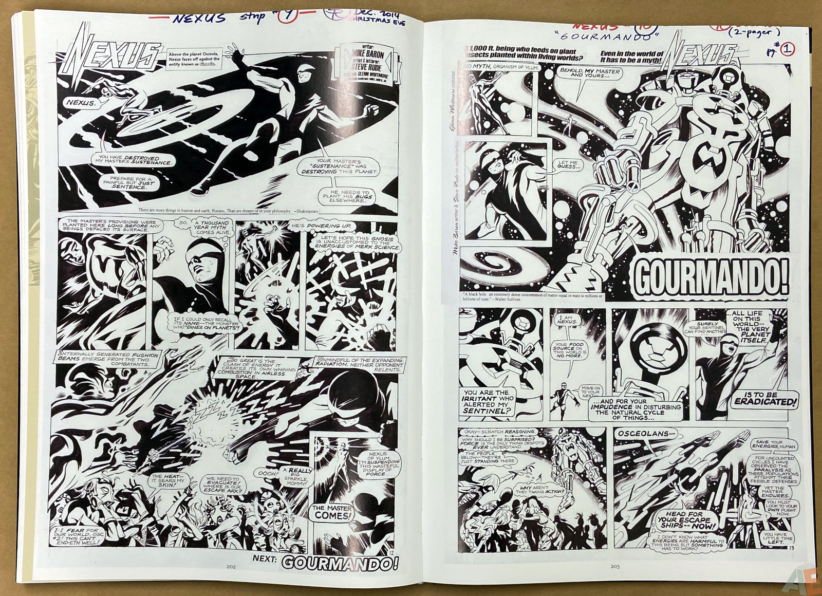Nexus The Newspaper Strips Volume One The Coming of Gourmando Deluxe Edition interior 10