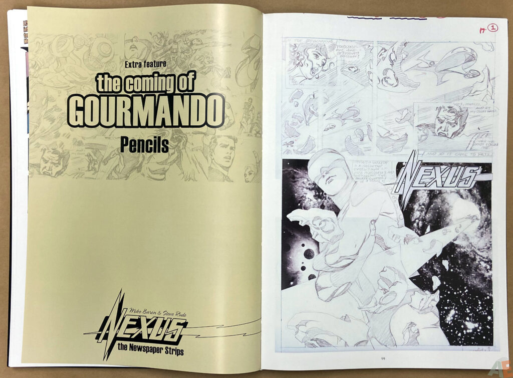Nexus The Newspaper Strips Volume One The Coming of Gourmando Deluxe Edition interior 4