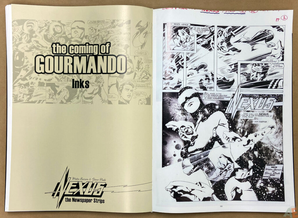 Nexus The Newspaper Strips Volume One The Coming of Gourmando Deluxe Edition interior 9