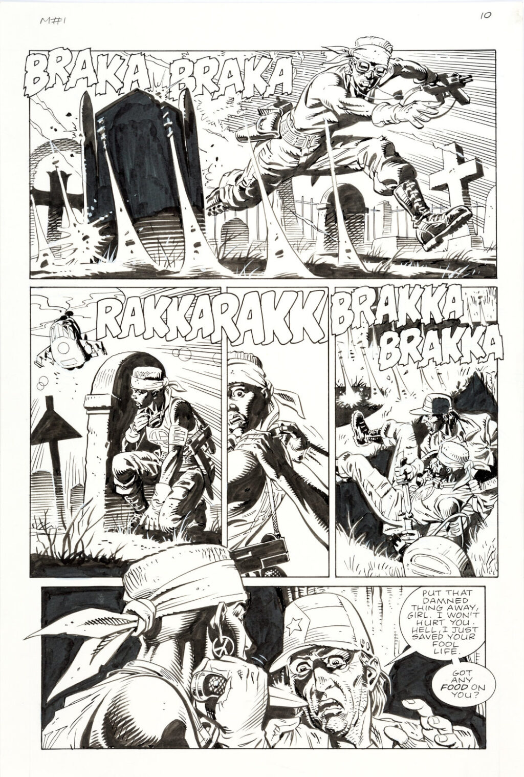 Martha Washington Goes To War issue 1 page 10 by Dave Gibbons