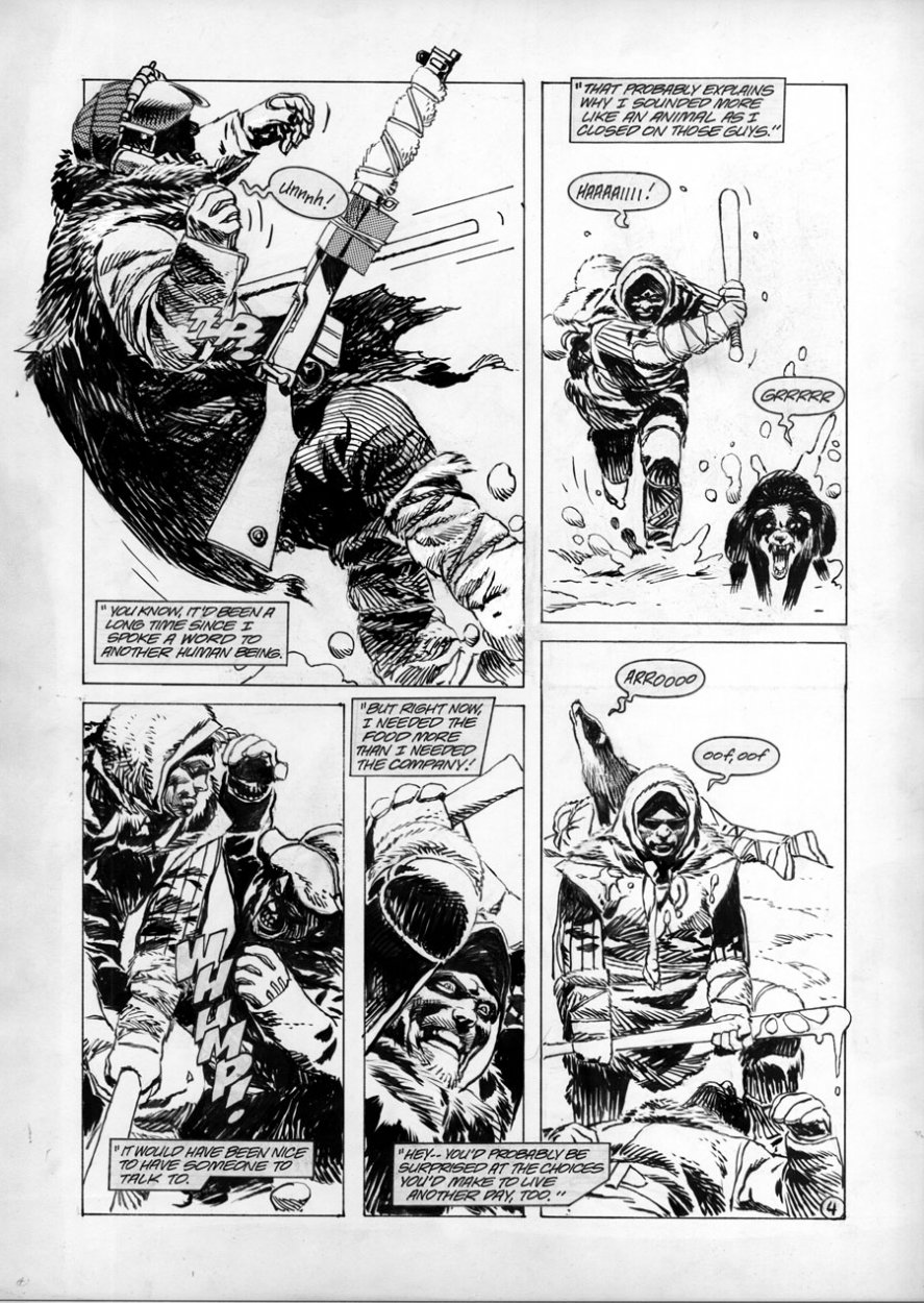 Winter World issue 1 page 4 by Jorge Zaffino