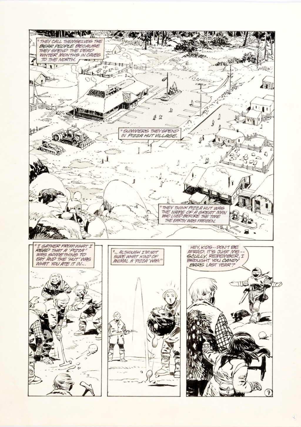 Winter World issue 2 page 7 by Jorge Zaffino