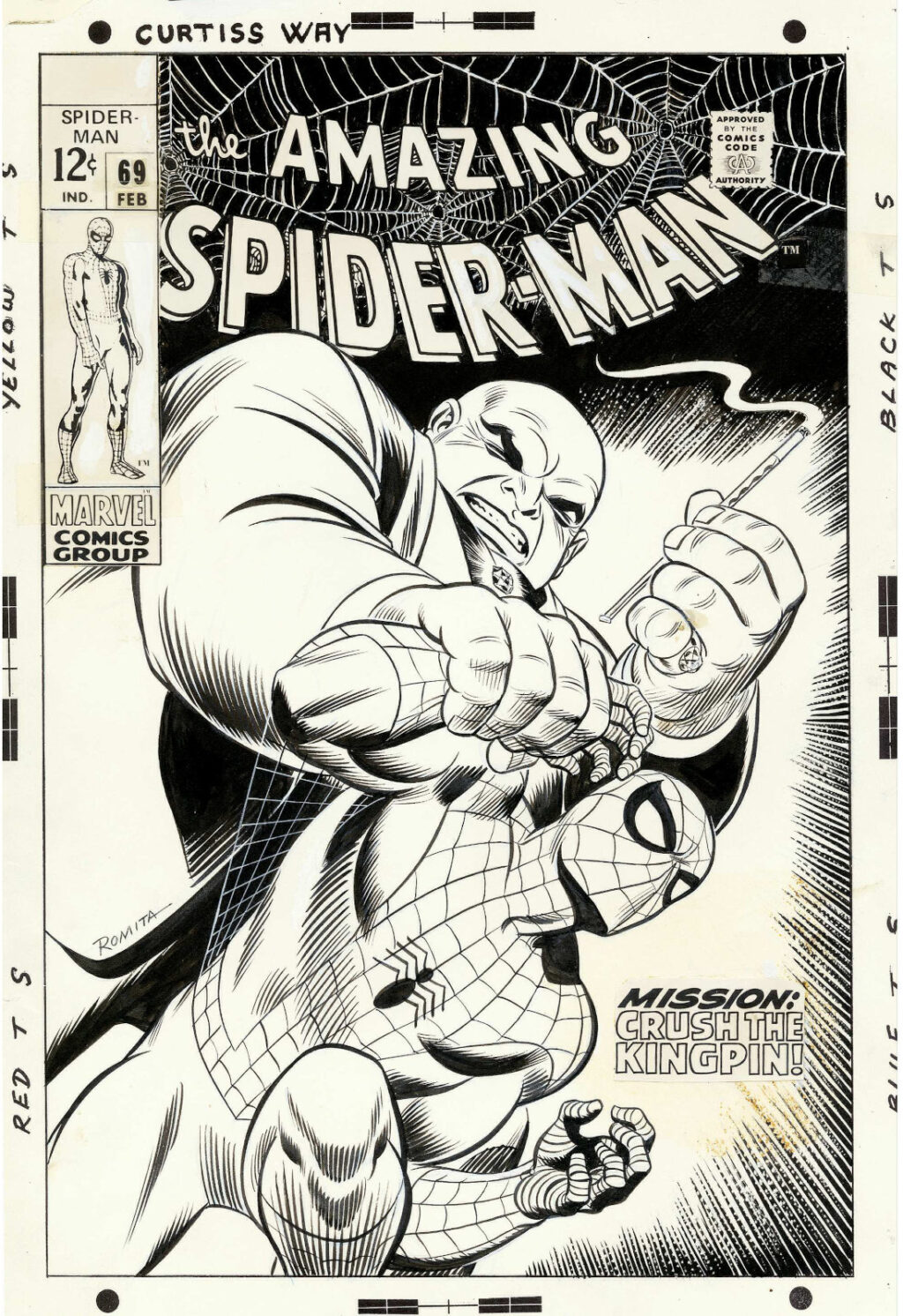 Amazing Spider Man issue 69 by John Romita