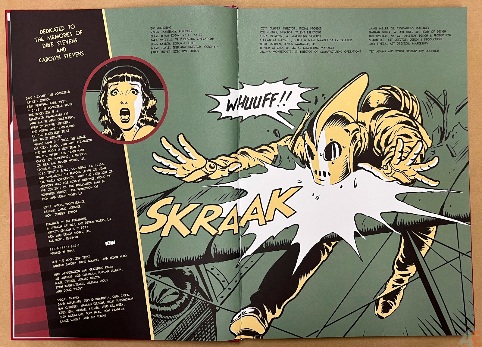 Dave Stevens The Rocketeer Artists Edition 40th Anniversary interior 1
