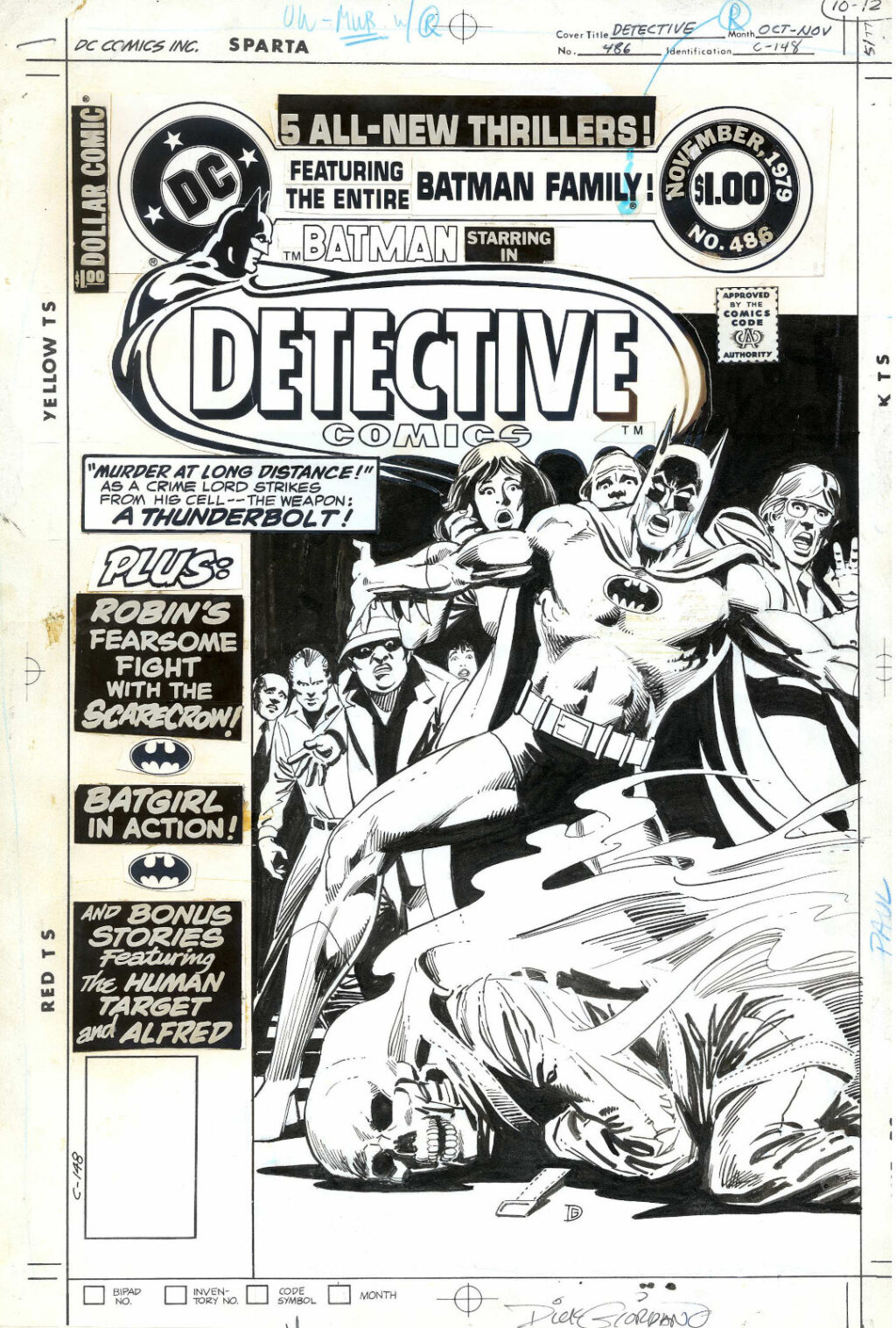 Detective Comics issue 486 cover by Dick Giordano