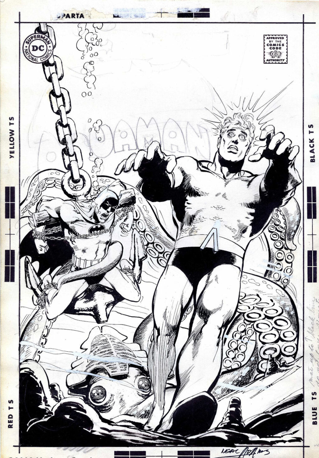 The Brave and The Bold issue 83 cover by Neal Adams and Dick Giordano